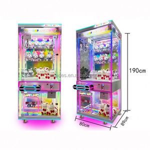 Vente directe usine : Machine d'arcade à grue à pinces pour poupées, avec vitrine en verre, à monnayeur, personnalisable avec logo de marque, pour salles d'arcade - Product Image 1