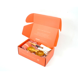 การออกแบบที่กําหนดเองพับกระดาษลูกฟูกบรรจุภัณฑ์กล่องจดหมายจัดส่งแบบกําหนดเองพิมพ์สําหรับเป็นของขวัญ - Product Image 2