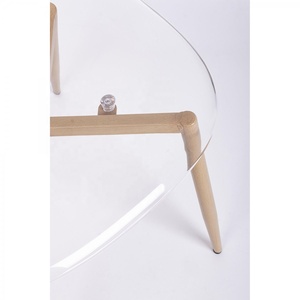 Asiento transparente Marco de metal Comedores al aire libre Muebles Sillas de comedor Salle a Manger Silla de sala de estar - Product Image 6
