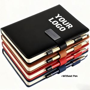 Wholesale Leather Sublimation Soft Cover A5 <b>Diary</b> <b>Notebook</b> Gift Set Traveler's <b>Notebook</b> with Pen - Product Image 1