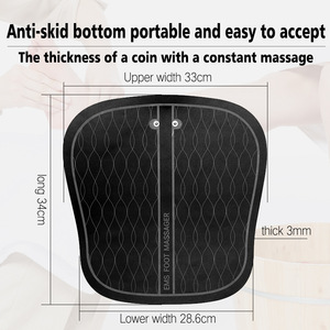 Masseur de pieds intelligent EMS, tapis de massage des pieds pour paresseux, patch de massage à micro-courant pulsé, masseur d'acupression - Product Image 2