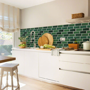 Piastrelle Adesive Intelligenti per Paraschizzi Stacca e Incolla per Cucina Stile Subway, Rivestimento per Bagno Resistente all'Acqua e <span class=keywords><strong>al</strong></span> Calore Finitura Lucida - Product Image 3