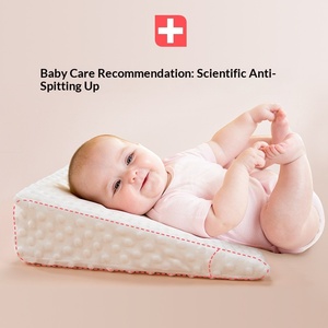 Cuscino Inclinato Anti-<span class=keywords><strong>Rigurgito</strong></span> e Anti-Sputo Biluo per <span class=keywords><strong>Neonati</strong></span>, Strumento per l'Allattamento Reclinabile, in Cotone e Pile - Product Image 1
