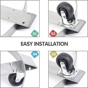 Malzeme taşıma için sıcak satış yüksek kalite ağır 550 galon yağ bidonu kargo taşıyıcı sürgülü taban tekerleri - Product Image 5