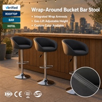 Tabouret de bar style seau avec siège incurvé de soutien pour Cybercafé, E-sport, Maison – Vente en gros, Personnalisé, OEM, Durable, Moderne, Confortable