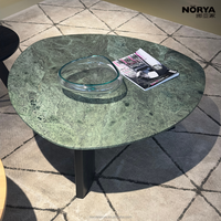 Meubles en bois NORYA pour la maison, table basse décorative en pierre naturelle moderne de luxe, table d'appoint pour le salon