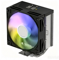 ARGB CPU Air Cooler 5 Heat Pipes Digital Display PC Radiator Single Tower Desktop Computer CPU Cooling Fan Hydro Bearing