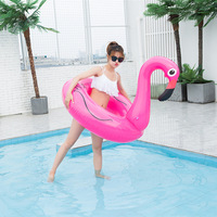 Flotteur gonflable en PVC Flamant rose pour piscine, équipement de jeu aquatique pour adultes, vente chaude
