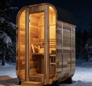 Sauna à vapeur compact pour 1-2 personnes, extérieur, pour soulager la douleur, sauna de haute qualité, excellent rapport qualité-prix, pour la purification du corps - Product Image 1
