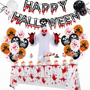 Décorations en latex pour fêtes d'Halloween et de Noël, fournitures festives pour ensemble de ballons de fête - Product Image 5