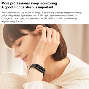 Pulsera <span class=keywords><strong>Xiaomi</strong></span> <span class=keywords><strong>Mi</strong></span> <span class=keywords><strong>Band</strong></span> <span class=keywords><strong>6</strong></span> Original en Oferta, Pantalla Completa <span class=keywords><strong>de</strong></span> 1.56 Pulgadas, Reloj Inteligente con Monitor <span class=keywords><strong>de</strong></span> Actividad Física - Product Image 4
