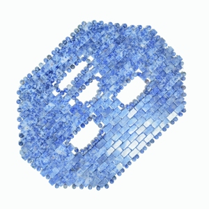 Masque pour les yeux en perles de cristal bleu, couvre-yeux pour la relaxation, la méditation, le bien-être, la beauté, accessoire de sommeil - Product Image 4
