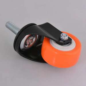 Movendo Giratória Rolamento de Esferas Rodízios PVC Office Chair Móveis Rodízio e 2 Polegadas Giratória Rodízio Rodas Com Segurança <span class=keywords><strong>Dual</strong></span> Locking - Product Image 3