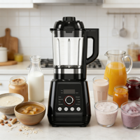 Blender électrique haute vitesse, lame en acier inoxydable, mixeur alimentaire multifonction, puissance élevée pour les smoothies, les jus