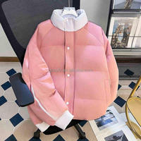 Nouvelles vestes amples à la mode, col montant en polaire tricoté, conçues pour l'automne et l'hiver
