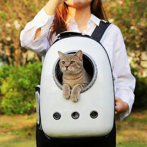 PU Pet <strong>Backpack</strong> Carrier Ventilated Mesh Dog Travel <strong>Bubble</strong> Space Capsule Pet <strong>Cat</strong> Carrying Carrier <strong>Backpack</strong> - Product Image 2