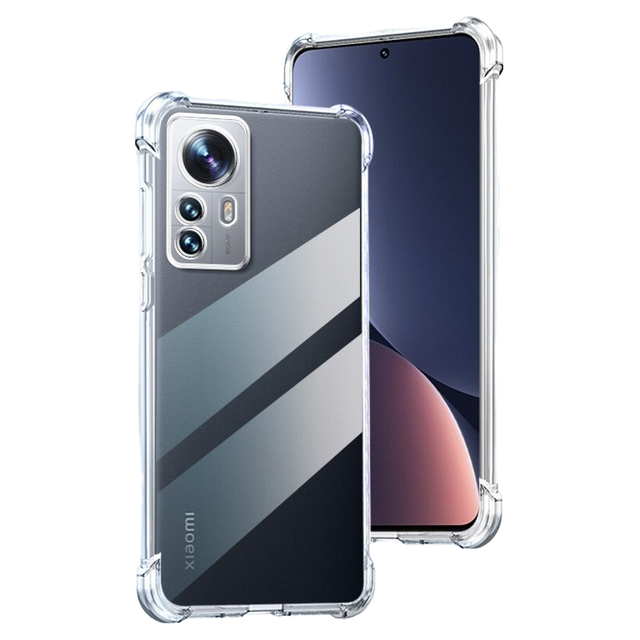 Shockproof Clear Transparent Soft TPU Mobile Phone Case for Xiaomi Mi 14 Ultra Redmi A3 11 C Note 13 Pro 12 Plus POCO A1