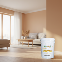 Peinture murale intérieure au latex, faible odeur, lavable, résistante aux rayures, couleur personnalisée