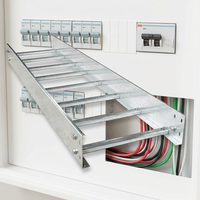 Cheminées de câblage perforées en alliage d'aluminium anodisé ventilé pour la construction industrielle et le câblage de serveurs haute densité