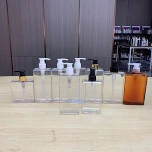 Bouteilles pour shampooing, <span class=keywords><strong>Gel</strong></span> <span class=keywords><strong>douche</strong></span>, en plastique PET, de haute qualité, bouteille avec pompe à Lotion désinfectant, 250ml, 500ml, 1000ML, <span class=keywords><strong>1</strong></span> l, 10 pièces - Product Image 1