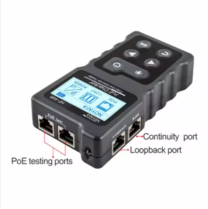 NOYAFA NF-488 POE checker แบบใหม่ล่าสุด Cat6 Cat5 Ethernet LAN Tester เครื่องมือเครือข่าย RJ45<span class=keywords><strong>สาย</strong></span>เคเบิล - Product Image 4