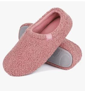Pantuflas de Invierno Cálidas para Interiores y Exteriores, Antideslizantes, Ligeras, Personalizadas, de Felpa Rizada, de Piel Sintética, para Todo Tipo de Hogar, Unisex - Product Image 2