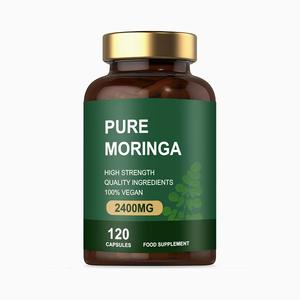 อาหารเสริมสารสกัดจากใบมะรุมฉลากส่วนตัว OEM รองรับภูมิคุ้มกันและการเผาผลาญอาหาร - Product Image 1