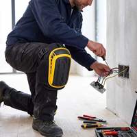 Genouillères de travail professionnelles, coque rigide, robustes et réglables, pour la construction, le revêtement de sol et le carrelage