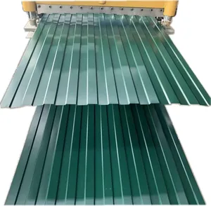 Galvanized steel prepainted trapezoid roofing sheets sheets 275g structure roofing building construction dx51d sgcc cgch skin pass non skin sheets aluzinc corrugated iron