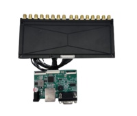 Module de lecteur de carte de contrôle d'accès étanche Hitech 15m longue portée UHF RFID avec 16 antennes