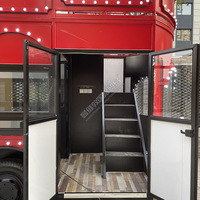 Vente de rue, chariot à hot-dogs, bar à glaces, bar à jus, restaurant mobile, remorque alimentaire, bus à deux étages entièrement équipé