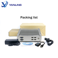 Vente en gros de boîte nano en aluminium pur de marque privée Mini PCIE MSATA ultra mini pc support Win-dows 7/8/10