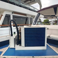 Climatiseur marin Chlee OEM 12000 BTU à faible bruit avec compresseur à inversion sans balais 12V DC, réfrigérant R-410A, 220V/380V