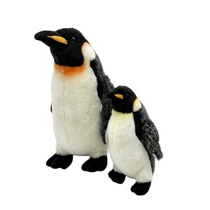 Peluche réaliste de pingouin roi, animal en peluche réaliste, vente en gros |   Peluche Souvenir Personnalisée OEM ODM avec Logo pour Zoo et Aquarium - Product Image 1