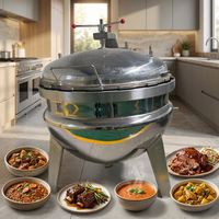 Autocuiseur industriel haute pression en SUS316 avec enveloppe pour la cuisson sous pression de viande, os, soupes et légumineuses