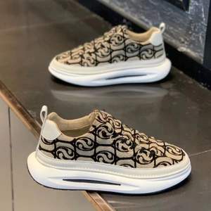 Chaussures de marche en mesh antidérapantes pour hommes, légères, avec coussin EVA, baskets décontractées d'extérieur, plateforme, semelle épaisse, chaussures de sport - Product Image 3