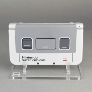 Transparent Crystal Clear Square Nintendo New 3DS XL Console Acrylic Display <b>Stand</b> Rack - Product Image 4