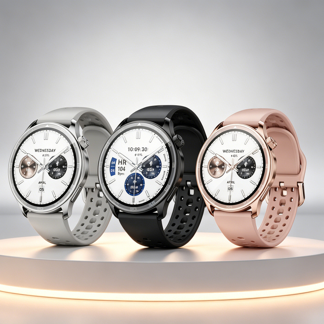 AI Smartwatch BT Call 1.43 Inch AMOLED Screen 5-10 Days Standby IP68 Waterproof AI Translation Meeting Recording Fitness Tracker