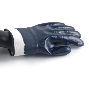 قفازات العمل الشاقة مبطنة بالكامل بالكيميائيات ، قفاز حقول النفط للرجال للبناء - Product Image 2