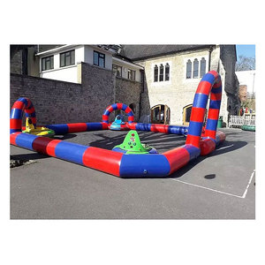 Voiture tamponneuse pour l'extérieur Piste de course Speedway Gonflable Go Kart Zorb Ball Piste de course Voiture tamponneuse gonflable - Product Image 4
