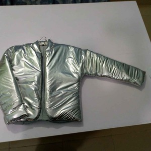 Veste d'été à bulles sans plumes 3M Thinsulate coton rempli chaud coupe-vent brillant extérieur personnalisable avant Logo OEM - Product Image 2