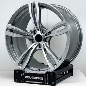 Rines Forjados Bku 5x120 de 18, 19 y 20 Pulgadas, Plateados, Paralelos, de Aleación, para Autos de Carreras BMW M3 M5 M6 F12 F13 E60 F10 E39 343M - Product Image 4