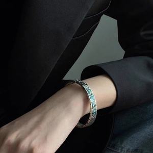 Pulsera de Plata de Ley 925 para Hombre y Mujer, Sólida de 10 mm, Estilo HipHop Rock Punk, Apta para Bodas, Brazalete con Cierre de Dijes de 7, 8, 9 y 10 Pulgadas - Product Image 6