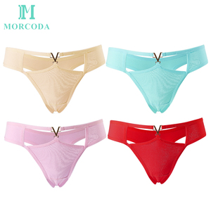 Venta al por Mayor de Yiwu Tangas Sexis de Algodón para Mujer Color Sólido Tiro Bajo Ajuste Ceñido Paquete de 12 Ropa Interior Sexy para Dama de Tienda de Fábrica - Product Image 5