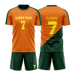 Conjunto de Camiseta de Fútbol Personalizada con Transferencia Térmica, Transpirable y de Secado Rápido, con Impresión de Logotipo, Nombre y Número, Uniforme de Entrenamiento y Partido de <span class=keywords><strong>Equipo</strong></span>, Manga Corta - Product Image 4