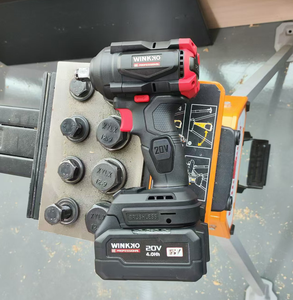 ประแจบลัชเลสไร้สาย 18V 20V ระดับอุตสาหกรรม พร้อมแบตเตอรี่ลิเธียมไอออน เครื่องมือช่างไฟฟ้า - Product Image 3