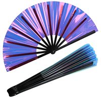 Éventail à claquer en bambou durable avec son fort décibel, grand format, pour spectacles de danse en boîte de nuit