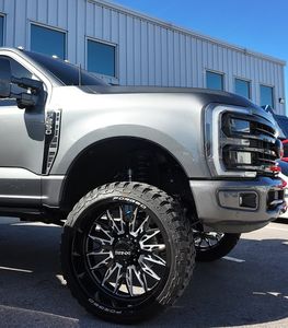 Cerchi in Lega di Alluminio 24x12 24x14 26x12 26x14 26x16 con 8 Fori 8x180 8x170 8x6.5 per Ford F-250 F-350 Ram2500/3500 Chevy 2500/3500 - Product Image 3