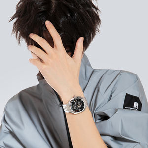 Reloj automático mecánico de acero inoxidable para Hombre de marca superior Diseño deportivo de lujo con esfera hueca Relojes Hombre - Product Image 6