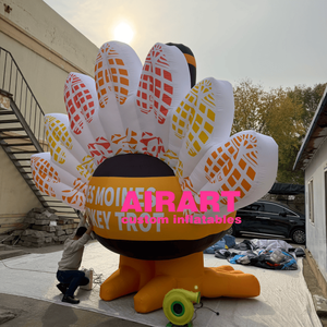 Gigantesco Tacchino Gonfiabile Alto 4,5m - Decorazione per il Ringraziamento e Palloncini a Forma di Tacchino - Product Image 4